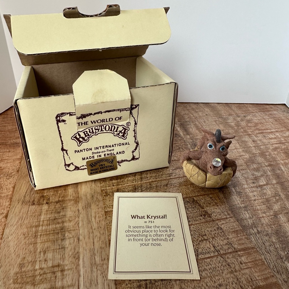What Krystal! #751 ceramic figure from the World of Krystonia